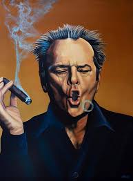 Jack Nicholson Painting Painting by Paul Meijering