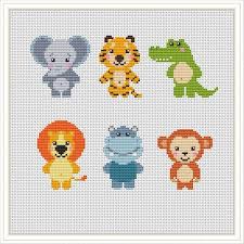 With over 3000 designs in almost any category. Jungle Animals Cross Stitch Pattern Nursery Jungle Friends Cross Stitch Safari Animals Xstitch Baby Cross Stitch Pdf Download Baby Cross Stitch Patterns Animal Cross Stitch Patterns Cross Stitch Animals
