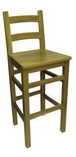 wooden padded kitchen breakfast bar