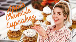Apple Crumble Cupcakes Zoella Youtube Apple Crumble Pumpkin Patch Party Crumble