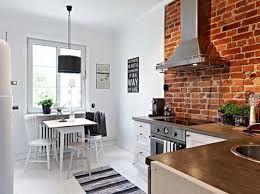 Even the most formal space will look distressed and more chic with a distressed and whitewashed brick walls and white kitchen furniture create a relaxed and distressed rustic feel. 25 Exposed Brick Wall Designs Defining One Of Latest Trends In Modern Kitchens