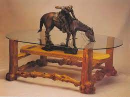 See more ideas about coffee table, decorating coffee tables, coffee table styling. Western Home Decor Unique Western Cowboy Coffee Table Trail Riding And Stopping For A Drink Western Home Decor Cowboy Home Decor Western Decor