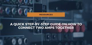 My arcam avp 700 has a single rca jack output but my psb center channel uses wire inputs. How To Connect Two Amps Together A Quick Step By Step Guide