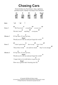 Alphabet song chords sheet music and tab for ukulele with. Chasing Cars Chords Ukulele Chords Songs Easy Ukulele Songs Ukulele Songs