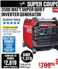 Other than that, there are few awesome quiet generators in the market but you need to clear the purpose before selecting one. Harbor Freight Tools Top Picks Up To 83 Off Generators Water Pumps More Milled