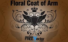 If you visit any of the official royal residences make sure to look out for the royal coat of arms or the flag known as the royal standard on display. Floral Coat Of Arm Free Vector In Adobe Illustrator Ai Ai Vector Illustration Graphic Art Design Format Format For Free Download 423 26kb