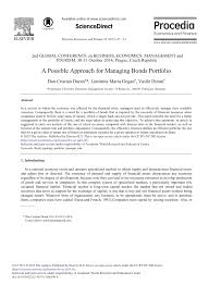 Learn vocabulary, terms and more with flashcards, games and other study tools. Pdf A Possible Approach For Managing Bonds Portfolio