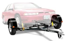 If you tow all 4 down, then be sure to do the bungie cord trick for the steering wheel so it doesn't get out of hand. Roadmaster 2000 1 Premium Adjustable Tow Dolly With Self Steering Wheels Electric Brakes