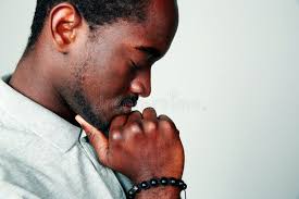 187 Black Man Side Portrait Closed Eyes Stock Photos