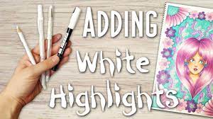 Today i suggest drawing a simple minimalist card on february 23.for drawing you can use any art materials you like. How To Add White Highlights To Art Drawings And Coloring Pages White Paint Pen Tutorial Youtube