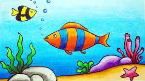 More than 26 coral reef painting at pleasant prices up to 141 usd fast and free worldwide shipping.we'll review the issue and make a decision about a partial or a full refund. Easy Underwater Scenery Drawing For Beginners How To Draw Scenery Of Underwater Step By Step Youtube