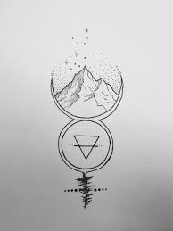 To make this meaning come through a bit clearer, you could have people holding hands around the globe, or you can add in other symbols that represent community or comradery. My Creation Virgo Constellation Mountain Earth Element Symbol Mercury Symbol Tattoo More Symbolic Tattoos Constellation Tattoos Element Symbols