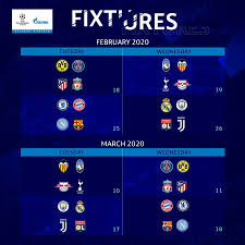 Juventus, manchester united, liverpool, bayern munchen, barcelona dan klub liga lainnya di detiksport. Jadwal Lengkap 16 Besar Liga Champions 2019 2020 Leg I Dan Ii Okezone Bola