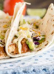 Easy, homemade fish tacos recipe. Baja Fish Tacos