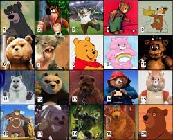 One captive brown bear lived to the age of 47. Name The Character Bears Answers In Comments R Trivia