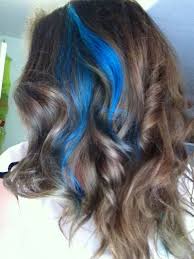 The color is superbly, bold, and bright. Pin By Sadie Pond On Style Blue Hair Streaks Hair Color Streaks Blue Hair Highlights