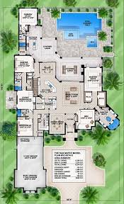 House Plan 207 00021 Mediterranean Plan 6 574 Square Feet 6 7 Bedrooms 6 Bathrooms Dream House Plans 6 Bedroom House Plans Luxury House Plans