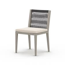 Sherwood Outdoor Dining Chair Grey Sand Four Hands Look Book Outdoor Dining Chairs Dining Chairs Outdoor Dining