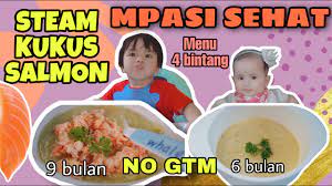 Salom memiliki kandungan protein yang sangat tinggi bila dibandingkan dengan jenis ikan yang lain. Mpasi Salmon 6 Bulan Dan 9 Bulan Menggunakan Oonew Petite Series Dijamin No Gtm Menu 4 Bintang Youtube