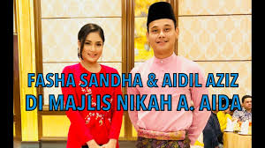 Hypeauditor report on itsaidilaziz instagram account of aidil aziz.: Sweet Stalk Fasha Sandha Aidil Aziz Di Majlis Nikah A Aida By Budiey Channel