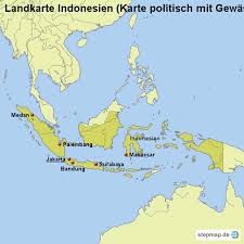 Neben bangka befindet sich eine weitere kleine wundervolle insel: Stepmap Landkarte Indonesien Karte Politisch Mit Gewassern Landkarte Fur Indonesien