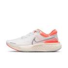 White/Bright Mango/Grey Fog/Metallic Silver ZoomX Invincible Run Flyknit Nike