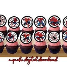 Spiderman Cupcake Topper