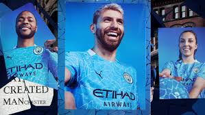 Manchester city england 2015/2016 home football shirt jersey kit nike size (m). Manchester City 2020 21 Kit New Home And Away Jersey Styles And Release Dates Goal Com