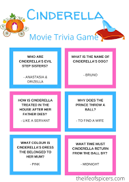 Many were content with the life they lived and items they had, while others were attempting to construct boats to. Cinderella Trivia Quiz Free Printable The Life Of Spicers