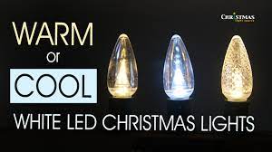 35 cool white 5mm led lights spaced 4 apart on white wire, 13.3' total length. Warm Or Cool White Led Christmas Lights Christmas Light Source Blog