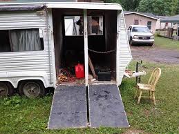 Toy hauler w/ living quarters:8.5 x 24 stealth nomad 12k enclosed car. Look Ma I Turned My Into A Horse Trailer With Living Quarters Horse Nation