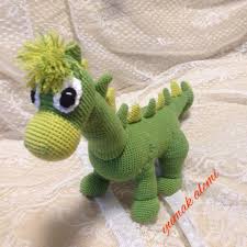 Cigdem Atalay On Instagram Merhaba Uzun Zamandir Yapmak Istedigim Bir Oyuncakti Bu Dinazor Nihayet Tamamladim Uma In 2020 Dinosaur Stuffed Animal Dinosaur Animals