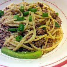Hamburger Yakisoba Ground Beef Enlisted Mess Yakisoba Recipe Beef Recipes Cooking Recipes