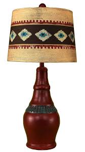 See more ideas about southwestern vases, pottery, southwestern. Rio Red Jade Ribbed Table Lamp Southwestern Shade 29 5