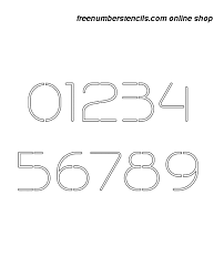 Maybe you would like to learn more about one of these? 3 Inch Stylish Contemporary Elegant Number Stencils 0 To 9 Freenumberstencils Com