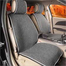 Front Car Seat Covers Universal Linen Breathable Non Slip Car Seat Cushion Protector Pad Mat Fit For Most Car Seats Leather Car Seat Covers Diy Car Seat Cover