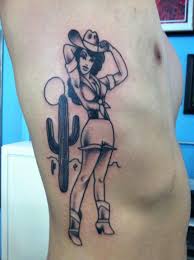 Download 490+ royalty free pinup tattoo vector images. Pin Up Cowgirl Paul Ski Golden Rule Tattoo Phoenix Az Imgur