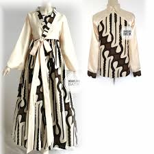 Maybe you would like to learn more about one of these? Inspirasi Model Gamis Batik Kombinasi Dengan Berbagai Jenis Kain Polos