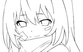The drawings do have some detail to them but that is always on the last step making it easy for beginner students to start out with the simpler version and then work to get better at the advanced versions. Line Art Aisaka Taiga Anime Drawings Sketches Line Art Anime Character Drawing