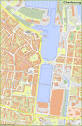 Cherbourg City Centre Map - Ontheworldmap.com