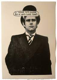 Till Touchdown Brings Me Round Again I M Not The Man They Think I Am At Home I M A Rocket Man Rocket Man Burning Ou Elton John Music Love Captain Fantastic