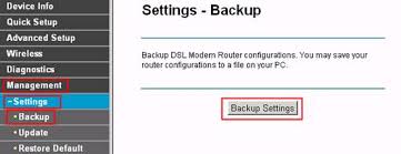 How To Export Configuration File Of Tp Link Adsl Modem Router