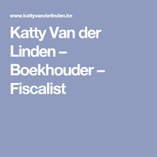Katty Van Der Linden Boekhouder Fiscalist