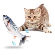 Vibrating Interactive Fish Toy In 2020 Fish Cat Toy Teddy Dog Cats
