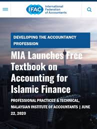 Refusal of any member of the institute to comply is an offence and can be convicted. Mia Launches Free Textbook On Accounting For Islamic Finance Icife