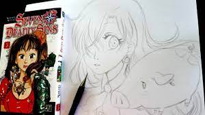 The seven deadly sins「七つの大罪 nanatsu no taizai」 are the strongest and cruelest order of holy knights in the kingdom of liones. Tuto Dessin Au Crayon The Seven Deadly Sins Elizabeth Hawk Comment Je Dessine Fan Art Manga Facile Youtube