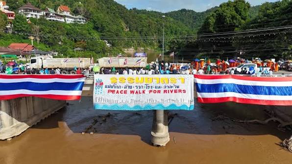 China Briefing Thai activists confront China over mining pollution Hundreds  of participants in the Peace Walk for Rivers arrived in Chiang Rai on  Friday, holding talks with Thai authorities after marching 68