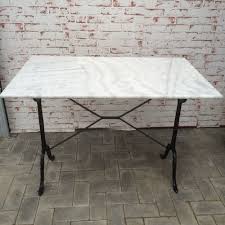 Bistrotisch Outdoor Gastro Mit Marmor Und Gusseisen Tisch 100cm X 60cm Neu In Garten Terrasse Mobel Tische Ebay In 2019 Bistrotisch Tisch Und Klapptisch
