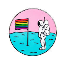 Search for lgbt flag in these categories. Queer Moon Pin Rainbow Pride Fahne Astronaut Emaille Pin Etsy