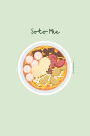 Soto Mie Illustration Indonesian Food Ilustrasi Makanan Ilustrasi Bisnis Ilustrasi
